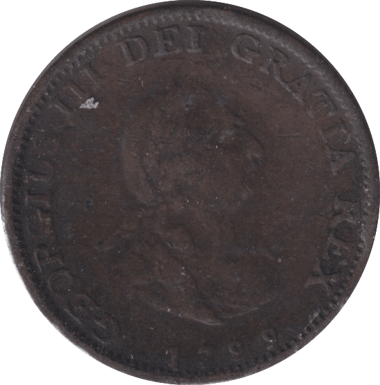1799 FARTHING ( FINE ) - FARTHING - Cambridgeshire Coins