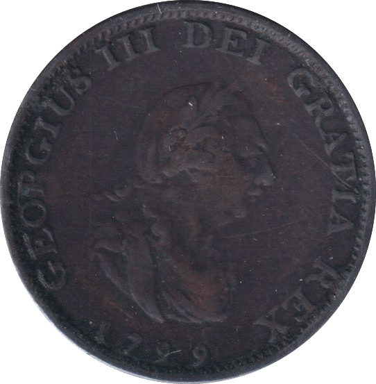 1799 FARTHING ( GF ) - FARTHING - Cambridgeshire Coins