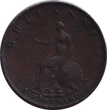 1799 FARTHING ( GVF ) - FARTHING - Cambridgeshire Coins