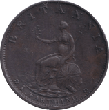 1799 FARTHING ( GVF ) - FARTHING - Cambridgeshire Coins