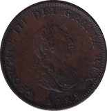 1799 FARTHING ( GVF ) - FARTHING - Cambridgeshire Coins