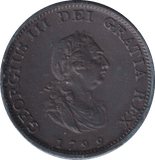 1799 FARTHING ( UNC ) - FARTHING - Cambridgeshire Coins