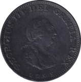 1799 FARTHING ( VF ) - FARTHING - Cambridgeshire Coins