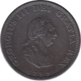 1799 FARTHING ( VF ) - HALFPENNY - Cambridgeshire Coins