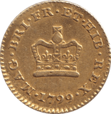 1799 GOLD THIRD GUINEA ( GVF ) - GUINEAS - Cambridgeshire Coins
