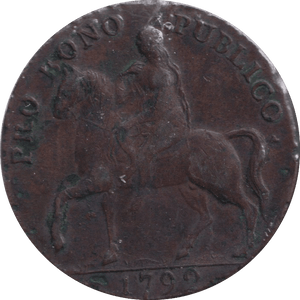 1799 HALF PENNY TOKEN COVENTRY - HALFPENNY TOKEN - Cambridgeshire Coins