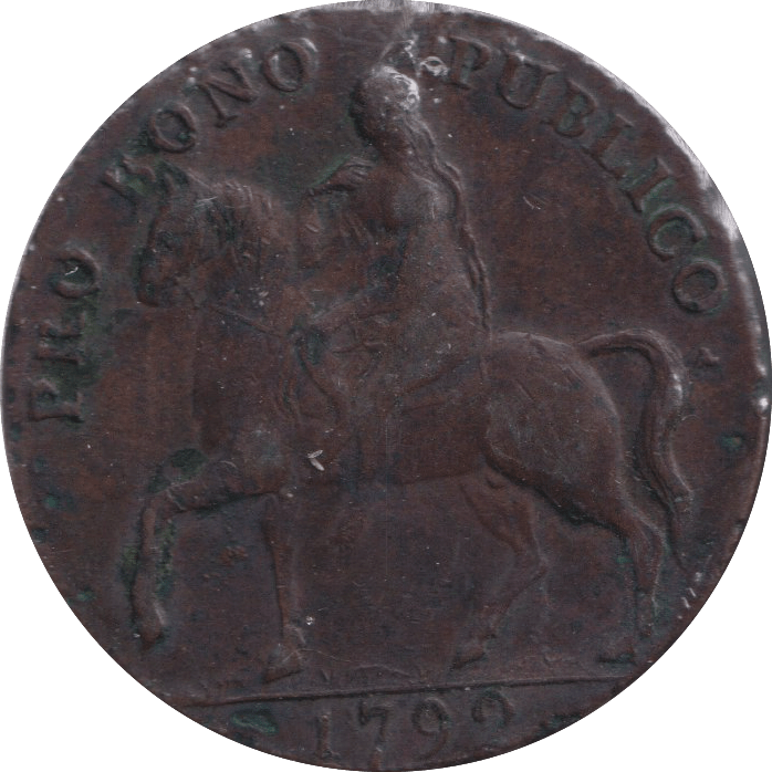 1799 HALF PENNY TOKEN COVENTRY - HALFPENNY TOKEN - Cambridgeshire Coins