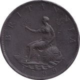 1799 HALFPENNY ( EF ) A - HALFPENNY - Cambridgeshire Coins