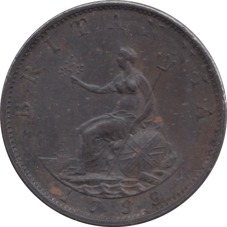 1799 HALFPENNY ( EF ) - HALFPENNY - Cambridgeshire Coins