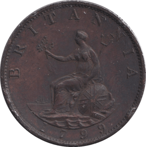 1799 HALFPENNY ( EF ) - HALFPENNY - Cambridgeshire Coins