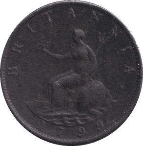 1799 HALFPENNY ( FINE ) - HALFPENNY - Cambridgeshire Coins