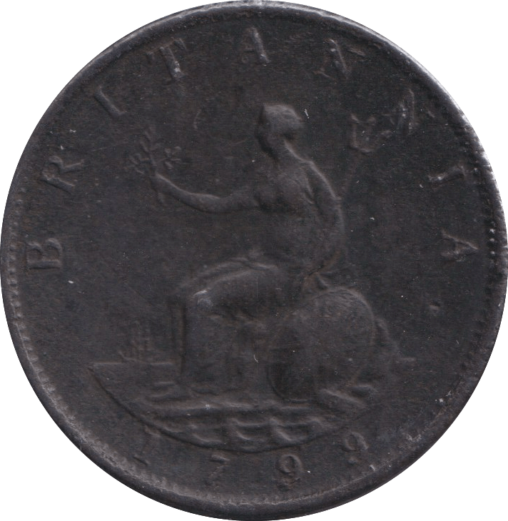 1799 HALFPENNY ( FINE ) - HALFPENNY - Cambridgeshire Coins
