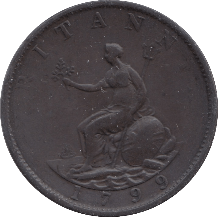1799 HALFPENNY ( GF ) - Halfpenny - Cambridgeshire Coins
