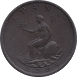 1799 HALFPENNY ( GF ) - Halfpenny - Cambridgeshire Coins