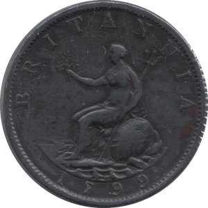 1799 HALFPENNY ( VF ) - Halfpenny - Cambridgeshire Coins