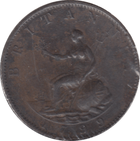 1799 HALFPENNY ( VF ) - HALFPENNY - Cambridgeshire Coins