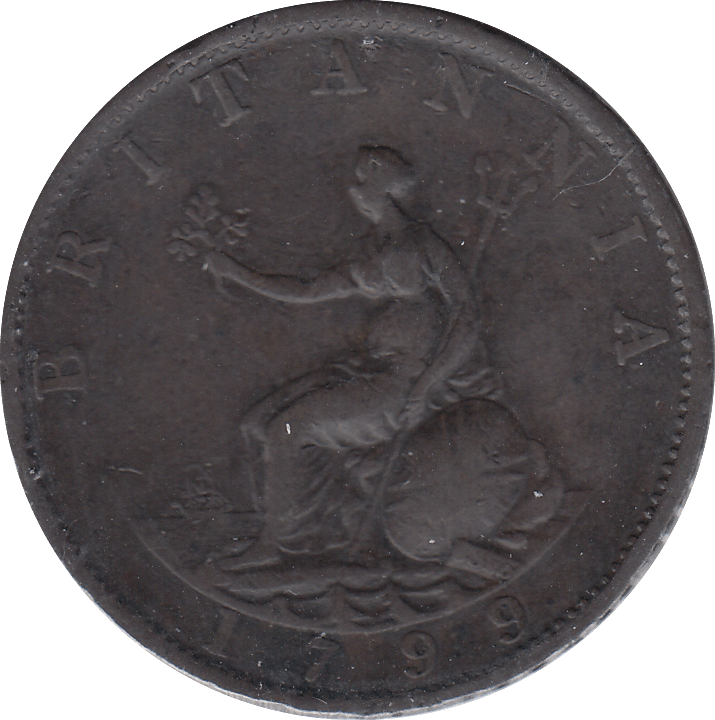 1799 HALPENNY ( VF ) - HALFPENNY - Cambridgeshire Coins