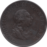 1799 HALPENNY ( VF ) - HALFPENNY - Cambridgeshire Coins