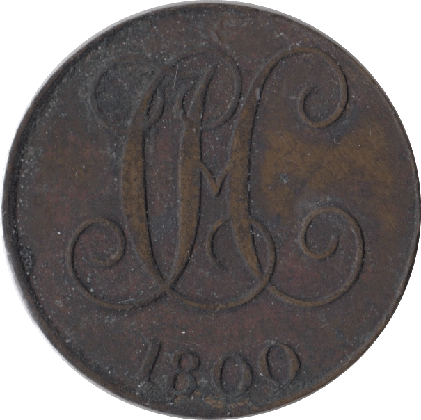 1800 CHRISTS HOSPITAL HALFPENNY TOKEN MIDDLESEX - HALFPENNY TOKENS - Cambridgeshire Coins