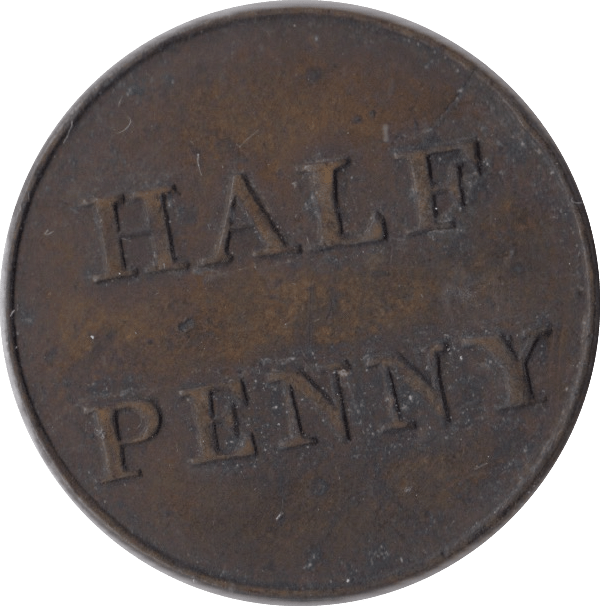 1800 CHRISTS HOSPITAL HALFPENNY TOKEN MIDDLESEX - HALFPENNY TOKENS - Cambridgeshire Coins