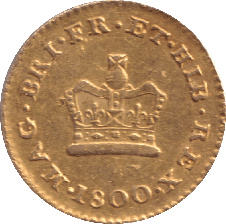 1800 GOLD THIRD GUINEA ( GVF ) - GUINEAS - Cambridgeshire Coins
