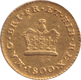 1800 GOLD THIRD GUINEA ( GVF ) - GUINEAS - Cambridgeshire Coins