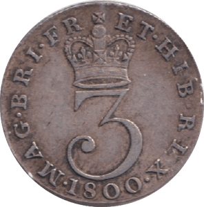 1800 MAUNDY THREEPENCE ( EF ) - MAUNDY THREEPENCE - Cambridgeshire Coins