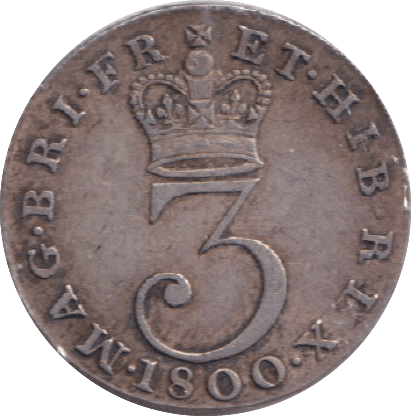 1800 MAUNDY THREEPENCE ( EF ) - MAUNDY THREEPENCE - Cambridgeshire Coins