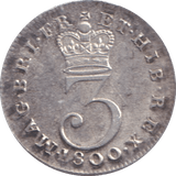 1800 MAUNDY THREEPENCE ( GVF ) - MAUNDY THREEPENCE - Cambridgeshire Coins
