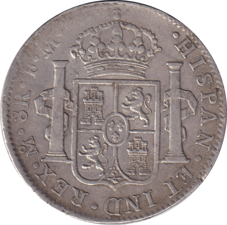 1800 SILVER 8 REALES MEXICO SPANISH COLONY - SILVER WORLD COINS - Cambridgeshire Coins