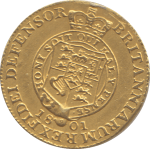 1801 GOLD HALF GUNIEA ( EF ) - GUINEAS - Cambridgeshire Coins