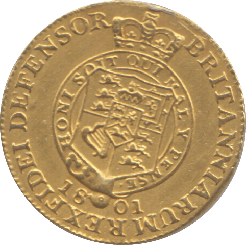 1801 GOLD HALF GUNIEA ( EF ) - GUINEAS - Cambridgeshire Coins