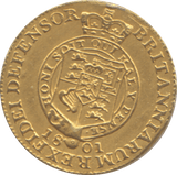 1801 GOLD HALF GUNIEA ( EF ) - GUINEAS - Cambridgeshire Coins