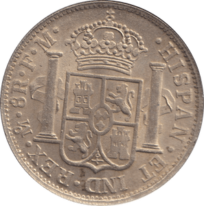 1801 SILVER 8 REALES MEXICO SPANISH COLONY - SILVER WORLD COINS - Cambridgeshire Coins