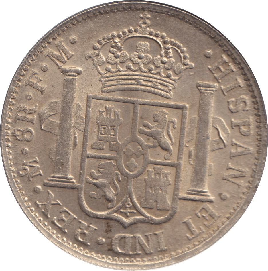 1801 SILVER 8 REALES MEXICO SPANISH COLONY - SILVER WORLD COINS - Cambridgeshire Coins