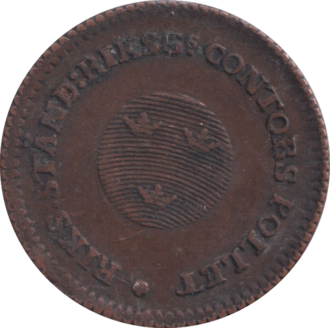 1801 SWEDEN HALF SHILLING - WORLD COINS - Cambridgeshire Coins