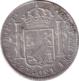 1802 SILVER 8 REALES MEXICO SPANISH COLONY - SILVER WORLD COINS - Cambridgeshire Coins