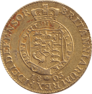 1803 GOLD HALF GUINEA ( VF ) - GUINEAS - Cambridgeshire Coins