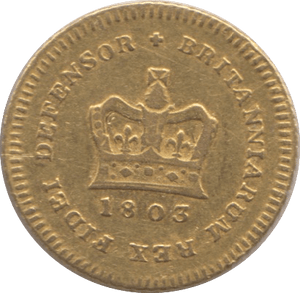 1803 GOLD THIRD GUINEA ( VF ) GOLD GEORGE III - Guineas - Cambridgeshire Coins