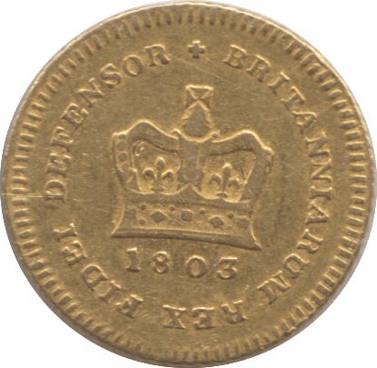 1803 GOLD THIRD GUINEA ( VF ) GOLD GEORGE III - Guineas - Cambridgeshire Coins