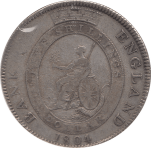 1804 FIVE SHILLINGS BANK OF ENGLAND ( GF ) - BANK TOKEN - Cambridgeshire Coins