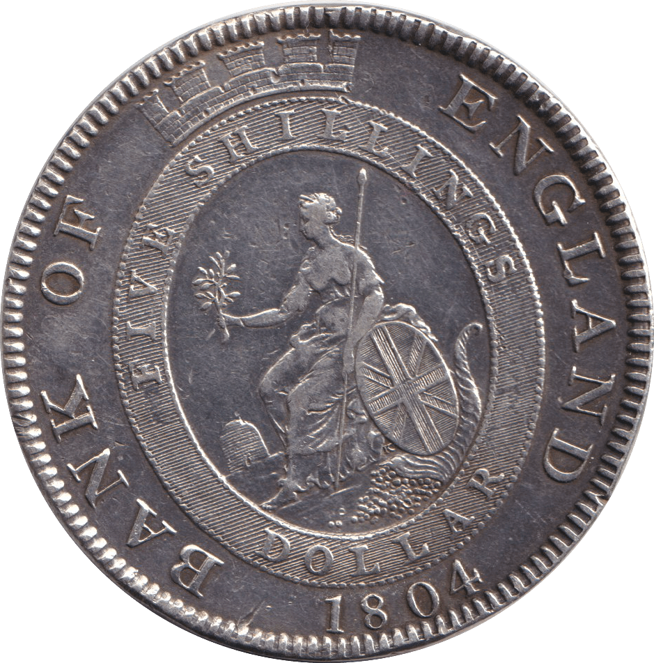 1804 FIVE SHILLINGS BANK OF ENGLAND - OTHER TOKENS - Cambridgeshire Coins