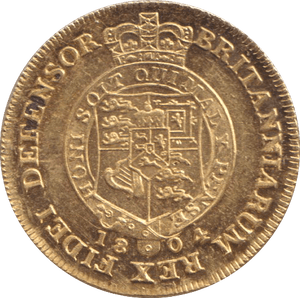 1804 GOLD HALF GUINEA ( AUNC ) - GUINEAS - Cambridgeshire Coins