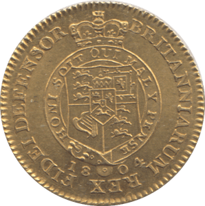 1804 GOLD HALF GUINEA ( GVF ) - GUINEAS - Cambridgeshire Coins