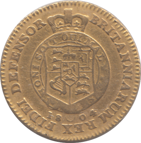 1804 GOLD HALF GUINEA ( VF ) - GUINEAS - Cambridgeshire Coins
