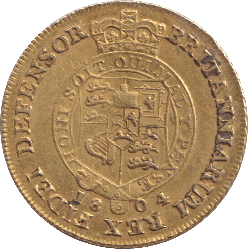 1804 GOLD HALF GUINEAS ( EF ) - GUINEAS - Cambridgeshire Coins