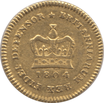 1804 GOLD THIRD GUINEA ( GVF ) GEORGE III - Guineas - Cambridgeshire Coins