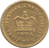 1804 GOLD THIRD GUINEA ( GVF ) GEORGE III - Guineas - Cambridgeshire Coins