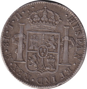 1804 SILVER 8 REALES MEXICO SPANISH COLONY - SILVER WORLD COINS - Cambridgeshire Coins