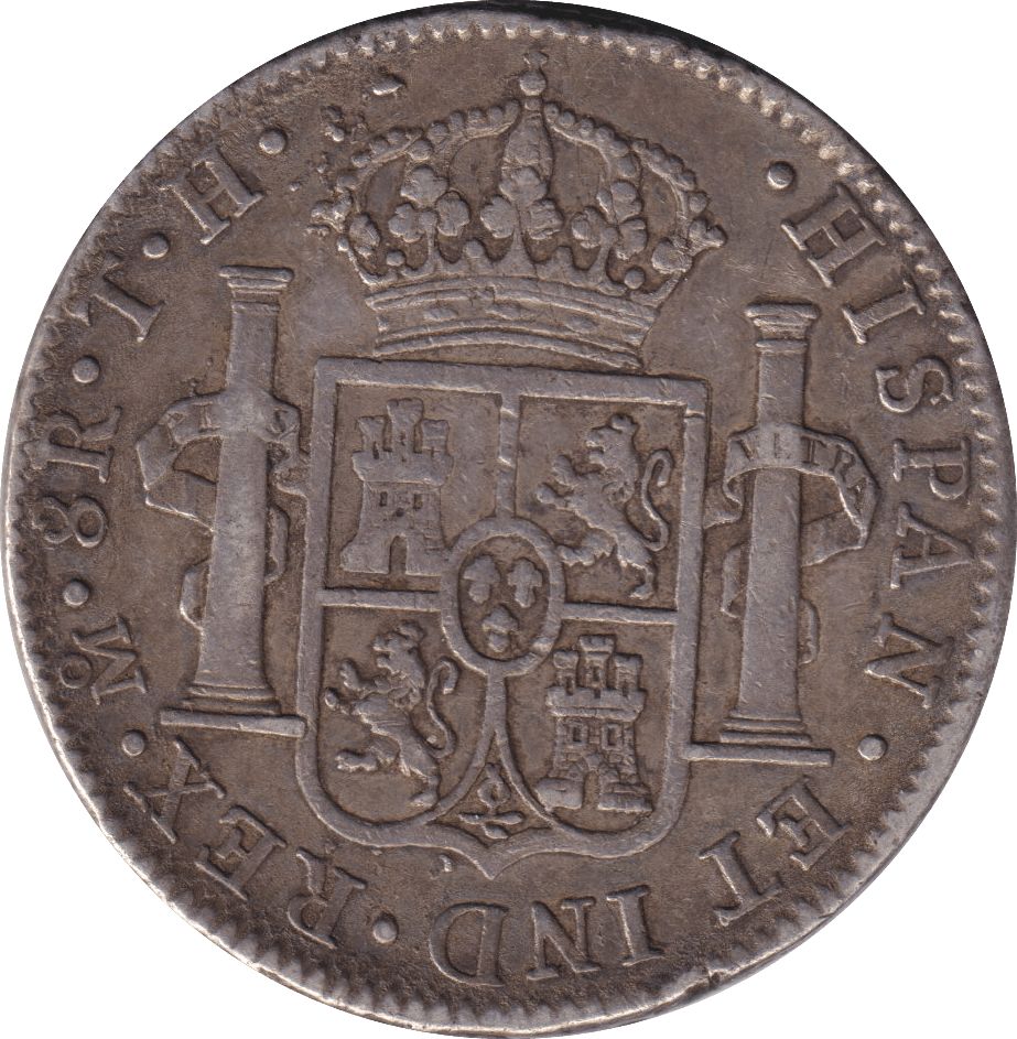 1804 SILVER 8 REALES MEXICO SPANISH COLONY - SILVER WORLD COINS - Cambridgeshire Coins